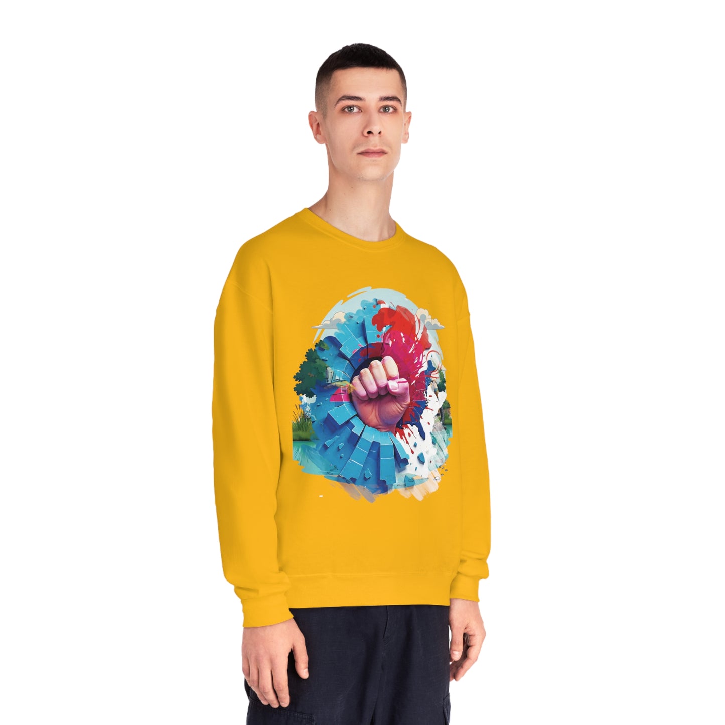 Blue Wall - Red Wave Sweatshirt