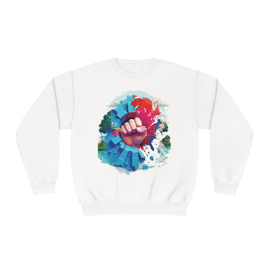 Blue Wall - Red Wave Sweatshirt