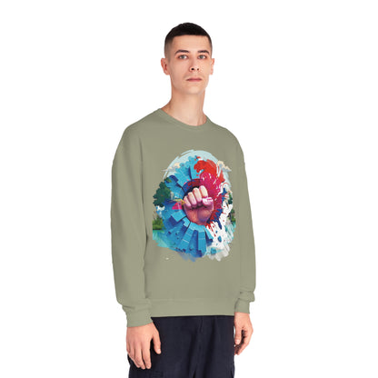 Blue Wall - Red Wave Sweatshirt