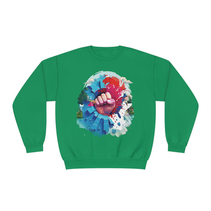 Blue Wall - Red Wave Sweatshirt