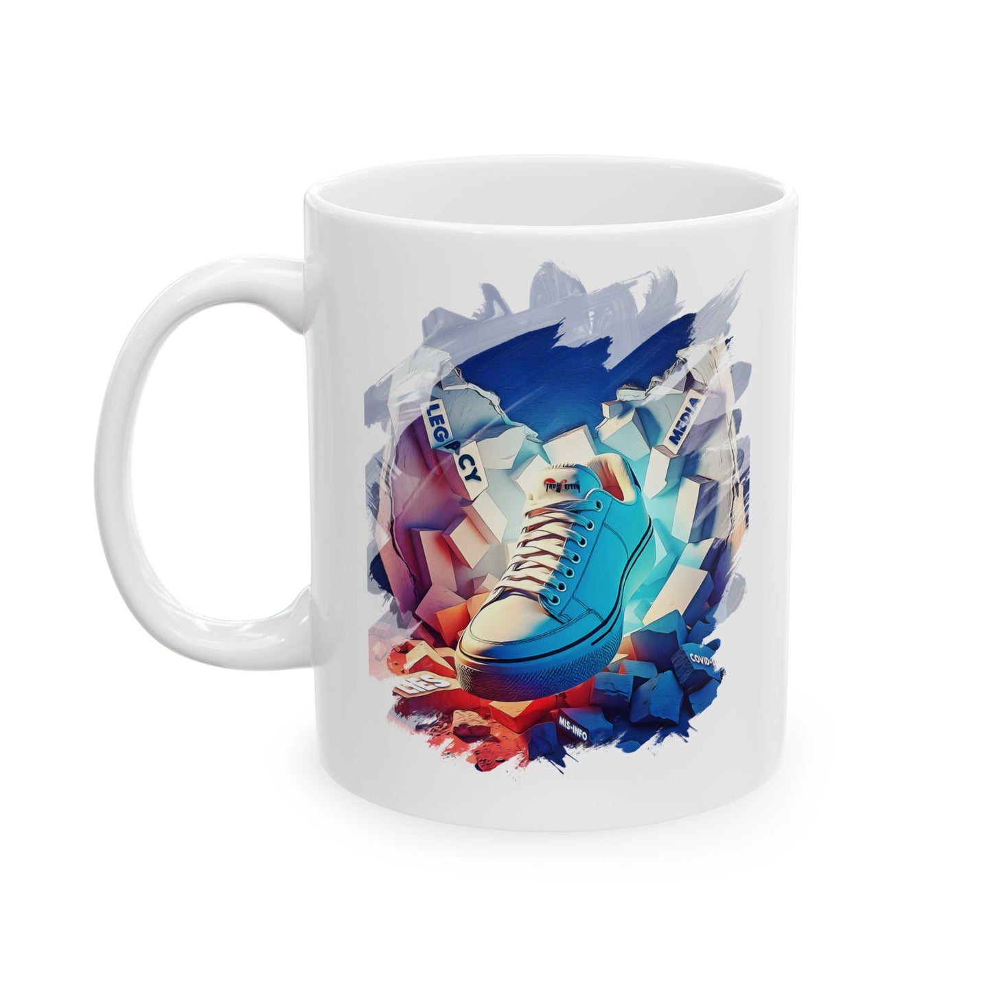 Crushing the Wall Mug