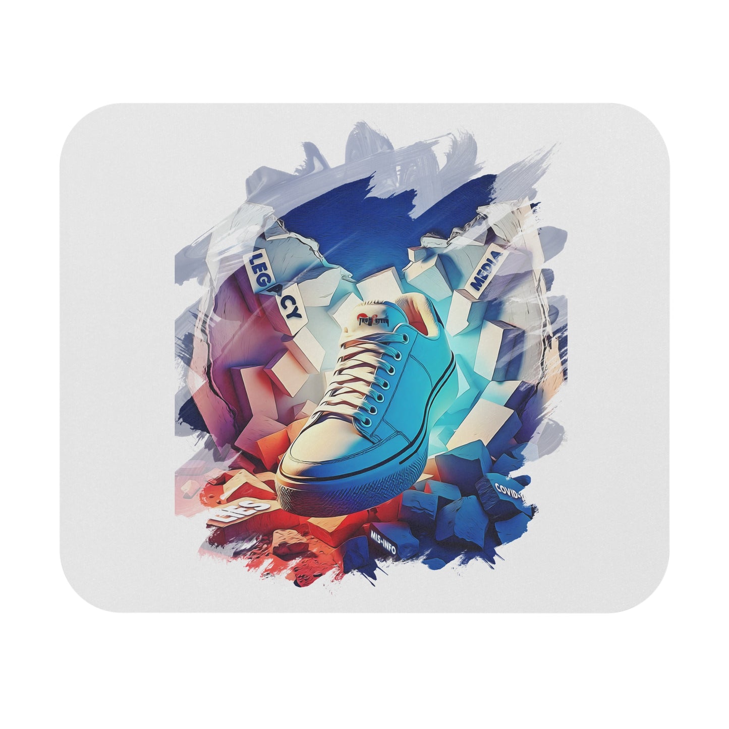 Crushing the wall Mouse Pad (Rectangle)