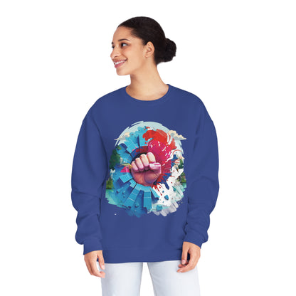 Blue Wall - Red Wave Sweatshirt