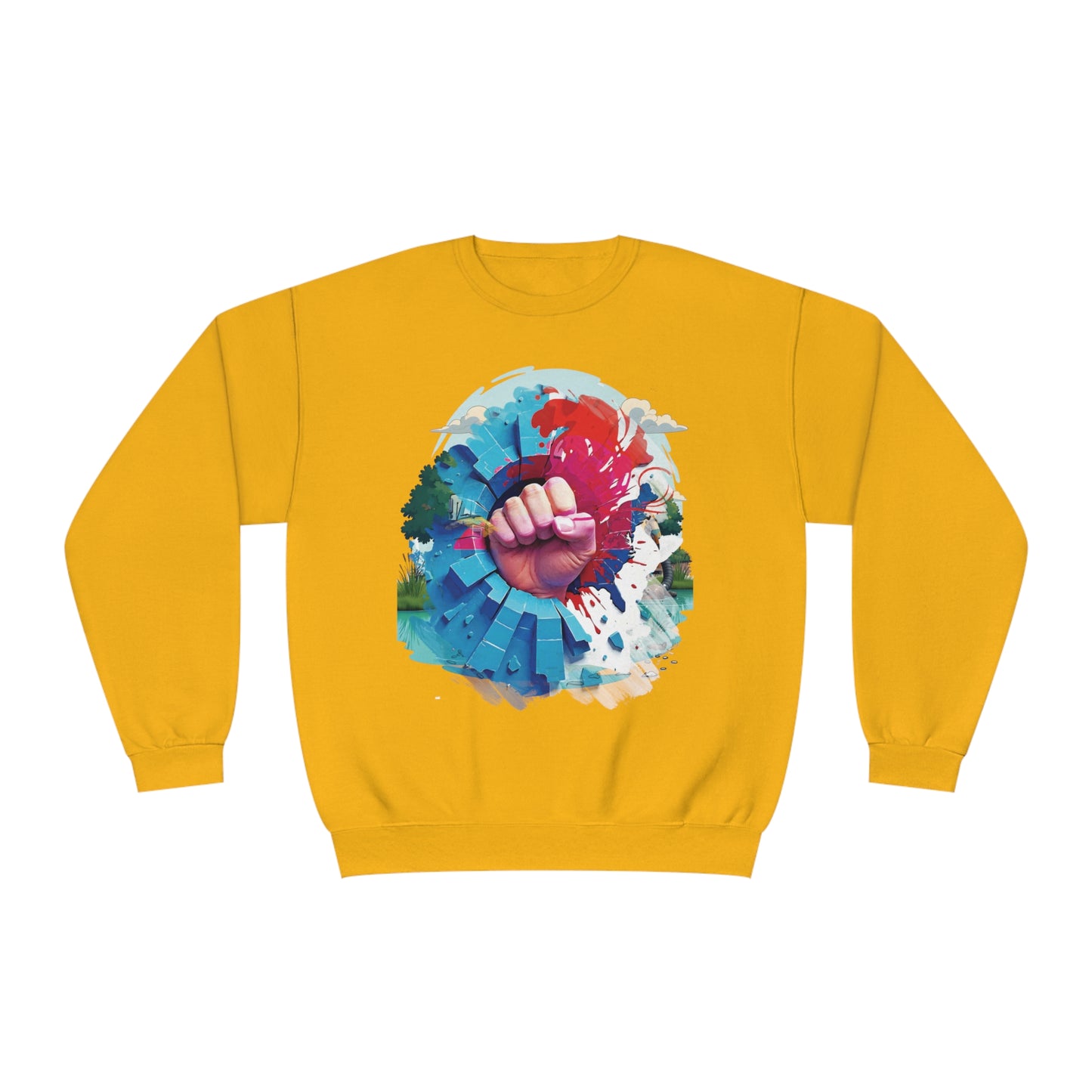 Blue Wall - Red Wave Sweatshirt