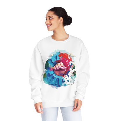 Blue Wall - Red Wave Sweatshirt