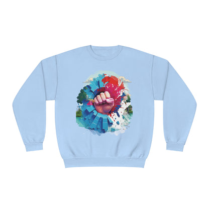 Blue Wall - Red Wave Sweatshirt