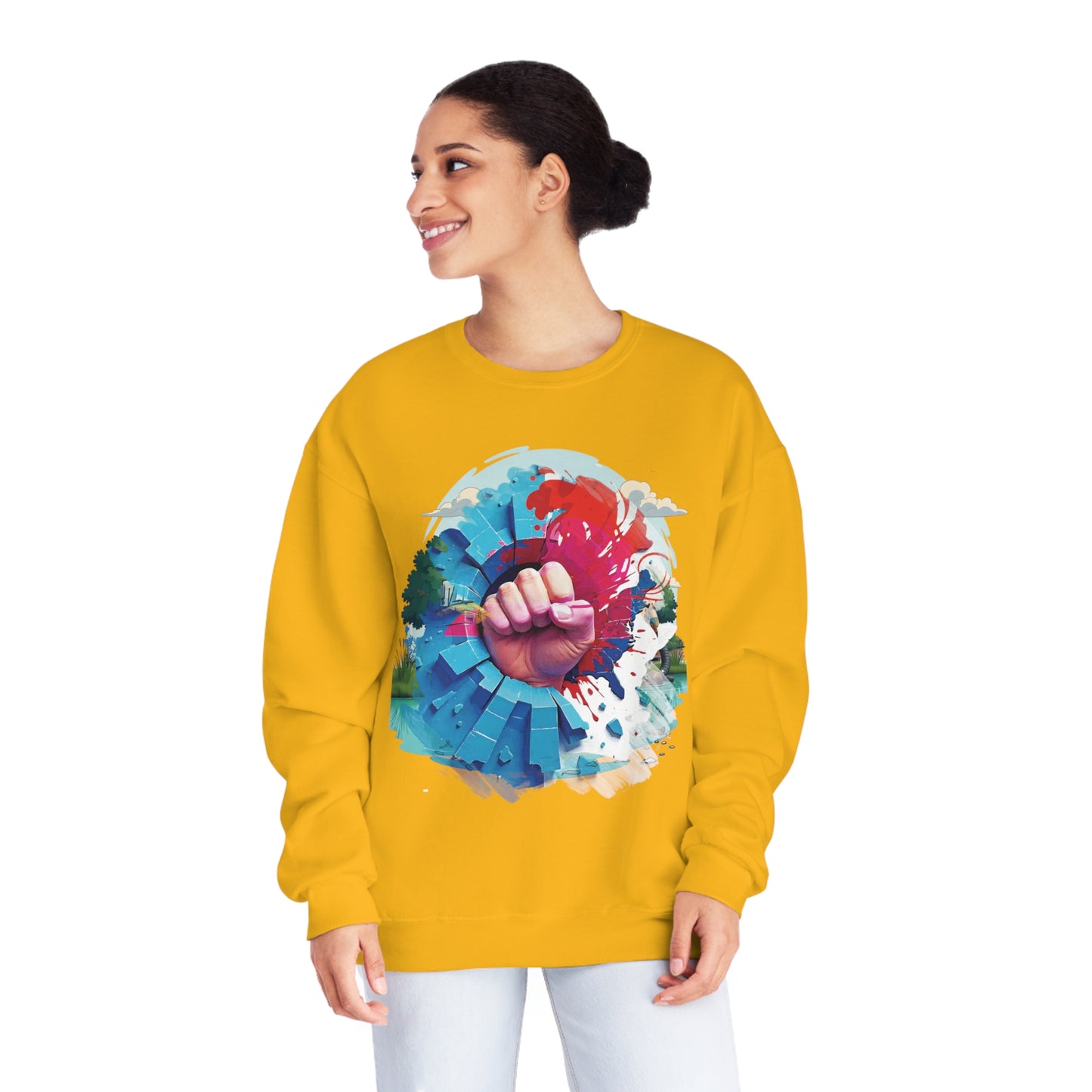 Blue Wall - Red Wave Sweatshirt
