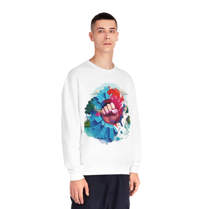 Blue Wall - Red Wave Sweatshirt